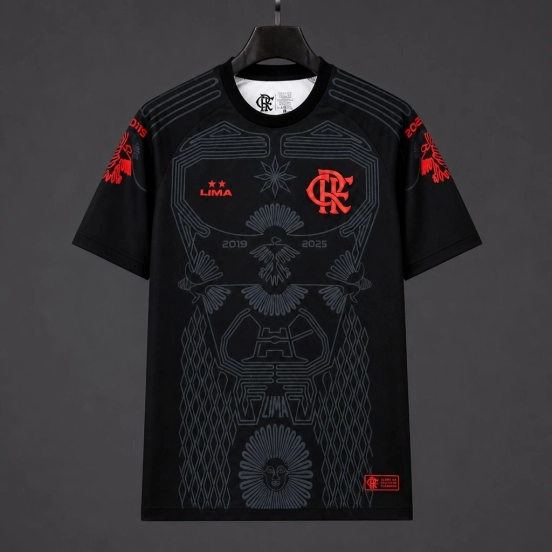 26/27  Flamengo Urubu de Lima Special Edition Black Jersey