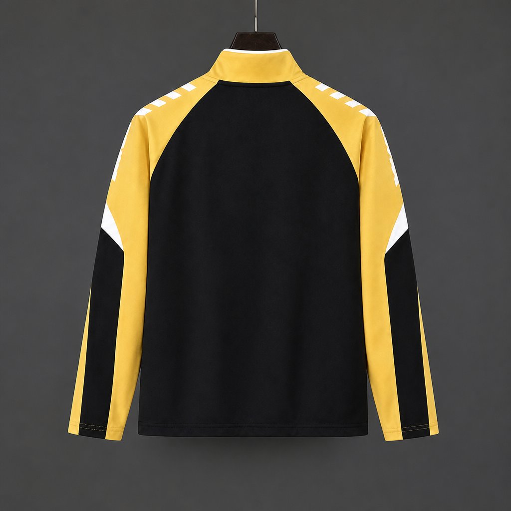26/27 Malaga Mustard Black Full-Zip Jacket